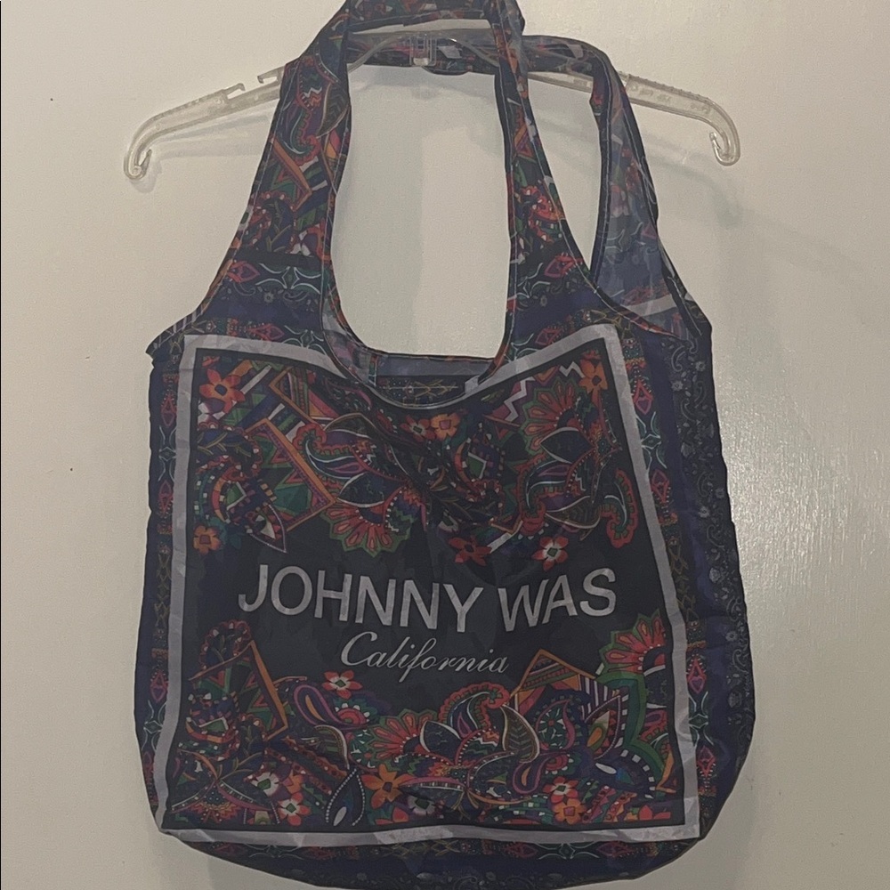 Johnny Was Nylon Multicolor Floral Bag /Tote 17x16”